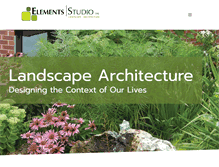 Tablet Screenshot of elementsstudio.net